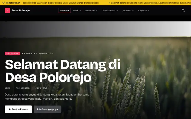 Tampilan tema Sinema